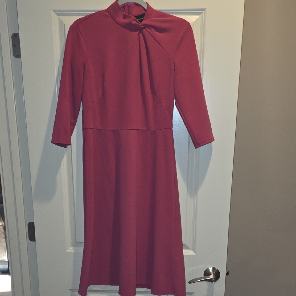 Donna Morgan Long Sleeve Pink Dress